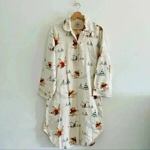 Vintage Disney Midi Pajama Gown Vinnie The Pooh XS-S